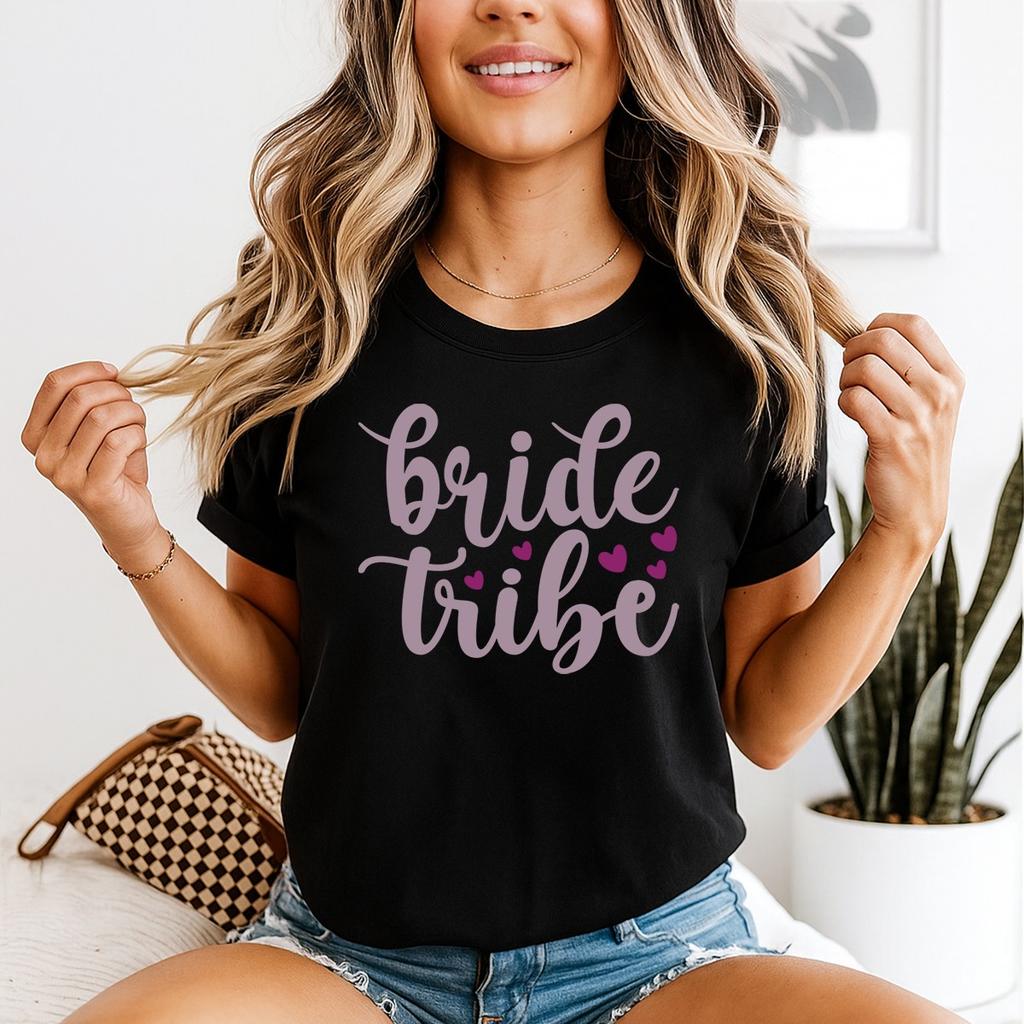 Bride Squad Unisexs T Shirt Bridesmaid The Bridal Team Bride Graphic Tee