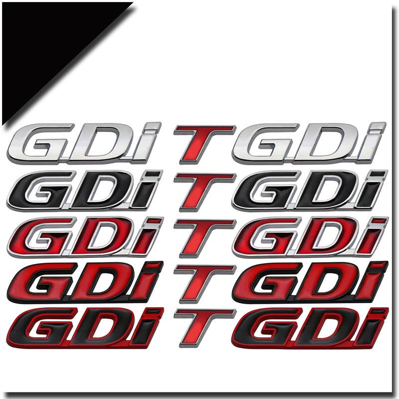 3D Metall T GDI Auto Kofferraum Aufkleber Für ix25 Tucson Shengda Modifiziertes High-End Abzeichen