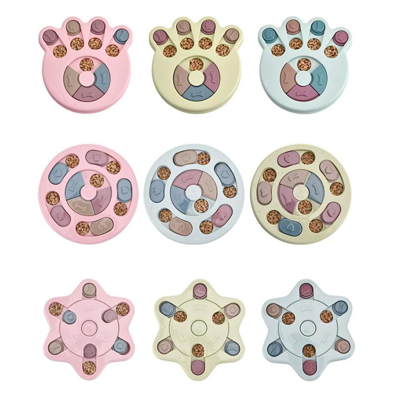 

Interactive Puzzle Pet Toys for Dogs Cats Animals Slow Feeding Plate Bowl Puppy Big Dog Toys mascotas Products honden speelgoed As the picture