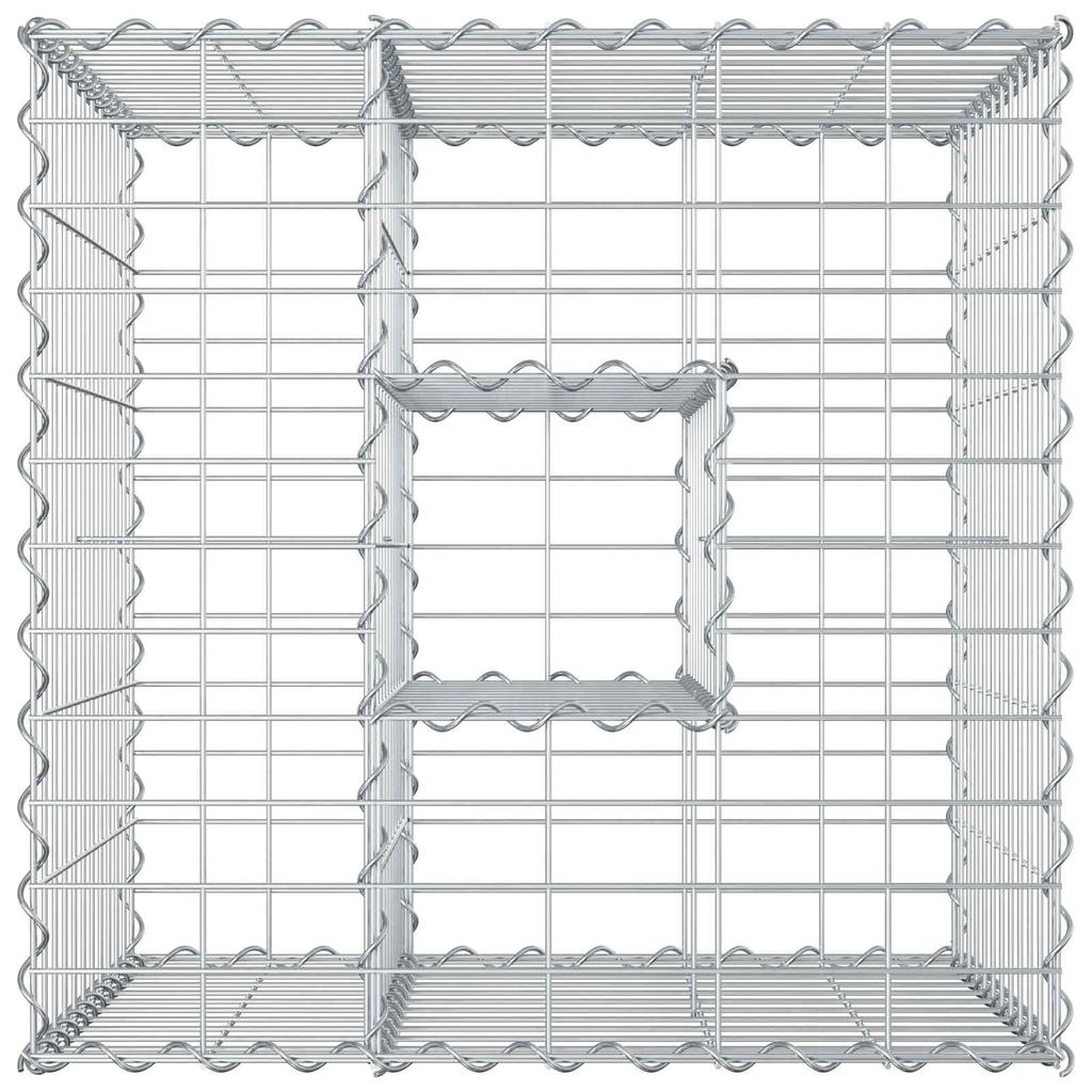 Gabion Raised Bed Silver