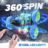 Remote Controlled Car Bezgar 203 4WD LED Lights Blue 500 mAh Battery