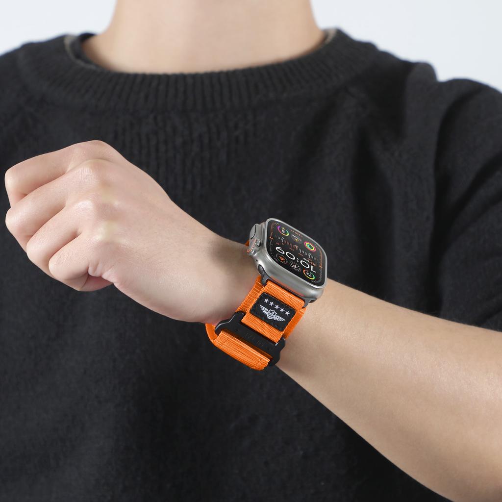Sport Strap for Apple Watch Ultra 2 Band 49mm 45mm 44mm 42mm Accessories Leather Nylon Bracelet Correa Series 9 7 6 5 4 8 SE