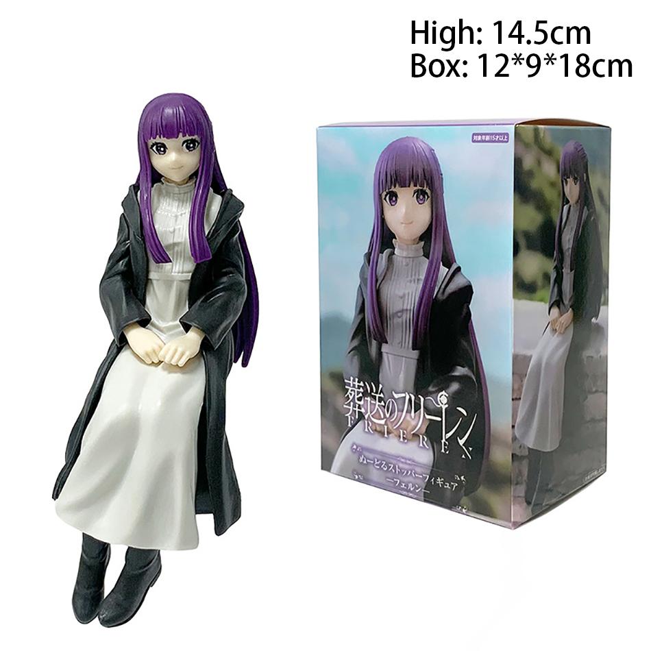 14.5cm Anime Sousou no Fern Noodle Stopper Figure Frieren Beyond Journey's End Model Frieren Toy Gift Collection Action Figure