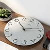 Silent Movement Wooden Wall Clock Round Shape Silent Wall Clock Hanging Wall Clock  Living Room