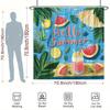 Hello Summer Watermelon Shower Curtain - Water-Resistant, Easy To Clean, Adds a Fresh and Vibrant Touch To Your Bathroom Decor