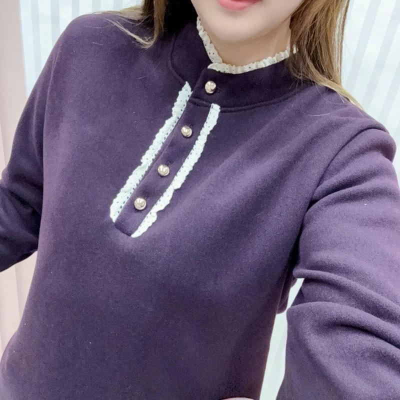 Pullover Oberteile Damen Langarm Herbst Winter Gepolsterte Bluse Übergroß Halber Rollkragen Locker Langarmshirt Slim Pullover Oberteile