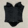 European and American sexy summer trend solid color personality V-neck backless slim fit women's vest