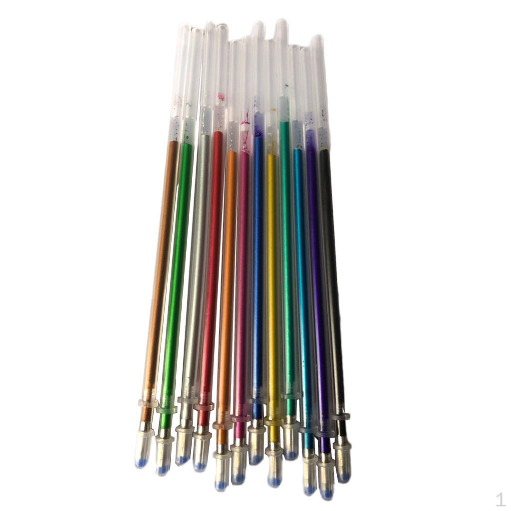 0.8mm Colorful Glitter Pen Refills