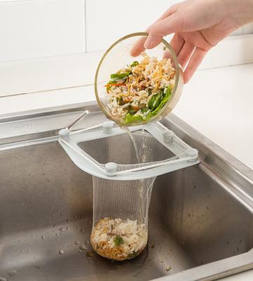 Leftovers Soup Separation Strainer Bags Triangle Drainage Rack Sink Filter Bag Kitchen Accessories