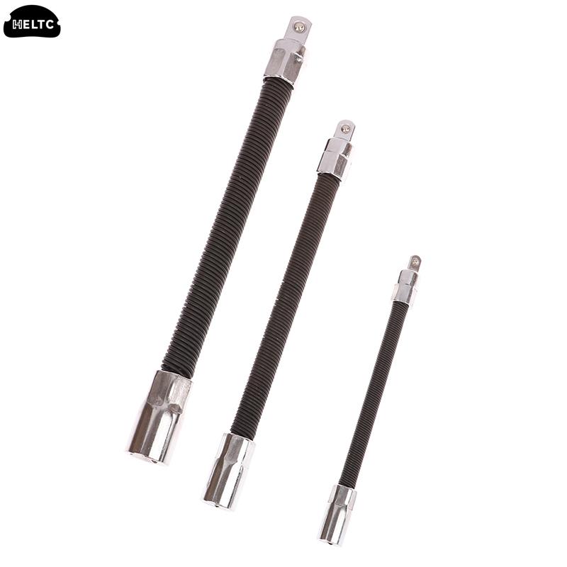 1pcs 1/4 3/8 1/2 Driver Flexible Socket Extension Bar Adapter Long Socket Extension Rod Torque Socket Ratchet Wrench Extende