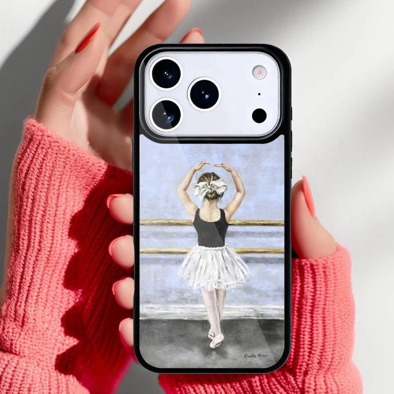 Ballet Dance Girl Ballerina Art Phone Case for iPhone 17 16 15 14 13 Pro Max Back Cover for 12 11 Pro Coque
