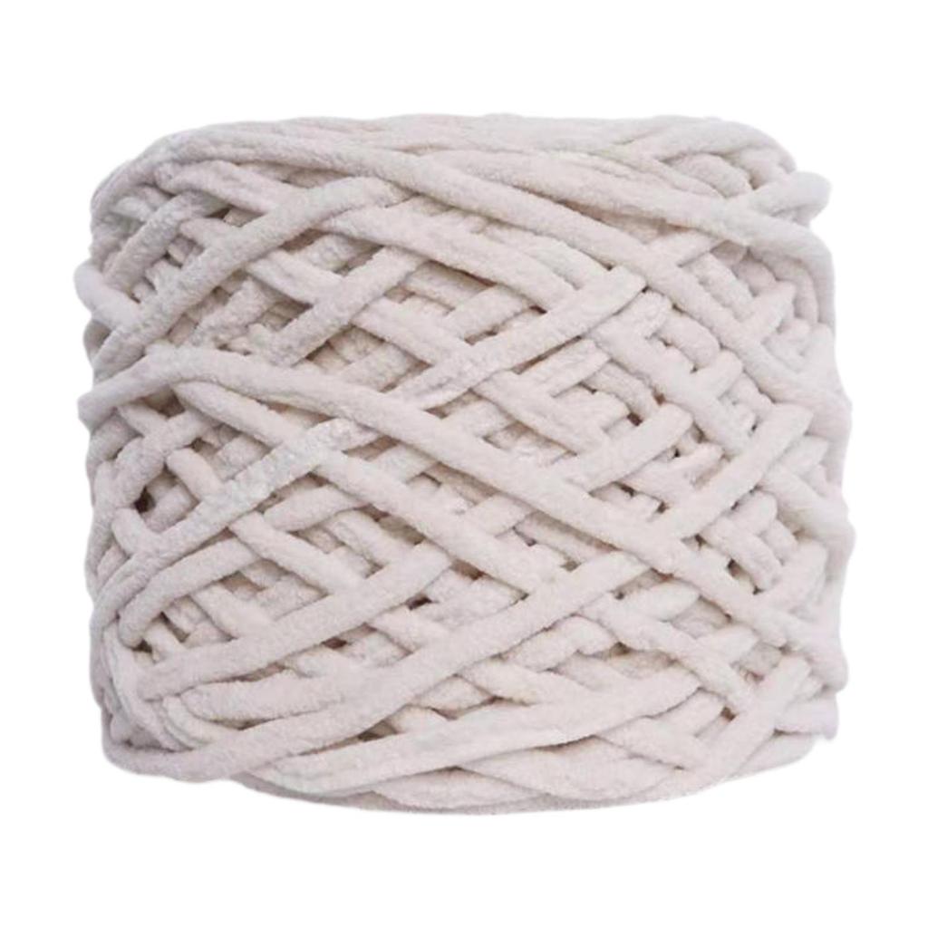 Soft Chunky Yarn Handmade Lightweight Comfortable Polyester Yarn for Bags Making Plush DIY Craft Arm Knitting Blankets