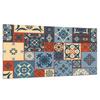 GLASS PROTECTIVE PLATE FOR STOVE 90x52 MOSAIC