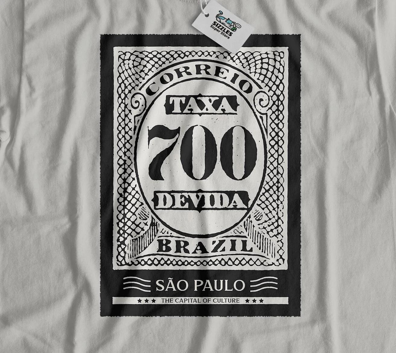 Unisex Vintage Stamp Sao Paulo T-Shirt Brazilian And Brazil Gifts 3XL