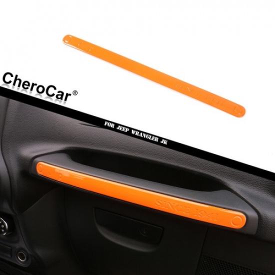 Dashboard Co-pilot Handle Grab Trim Decor For Jeep Wrangler JK 2011-2017 Orange