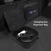 AAAMX1 Car Charging Cable Storage Carry Bag Organizer Box Car Interiors For Ford Focus Fiesta C-Max ST Mondeo Transit MK2 MK3 MAX F150