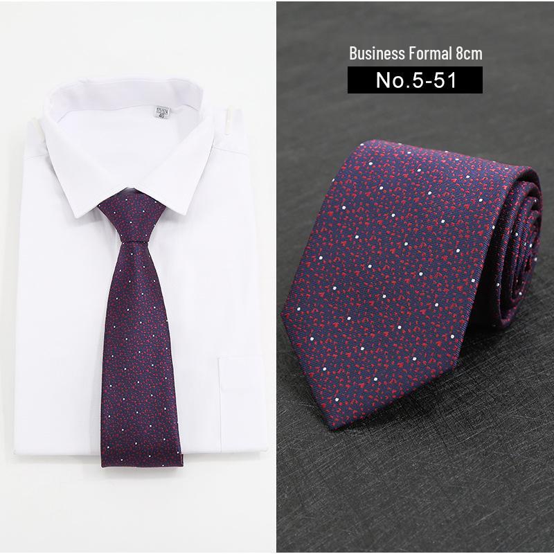 Men's Formal Business Casual Solid or Striped Tie