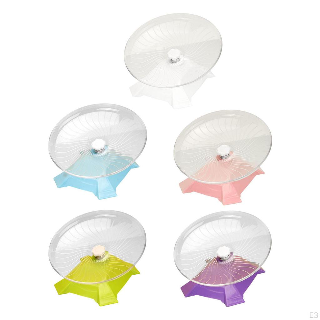 Hamster Exercise Wheel Running Interactive Pets Supplies Easy Playground Silent Roller