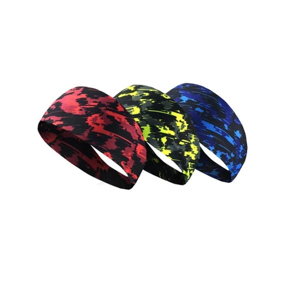 Moisture-absorbing, drying hairband, sports headband, sports band, sweat-absorbing Blue