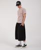 Dibellobeu Side Pintuck Autumn Length Wide Sweatpants_Black