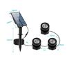 Solar propelled Waterproof Pool Lighting 2 Pack Color Changing With 2000mAh Battery For Outdoor Use