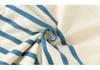 Boys' Cotton Striped Sweater with Sailboat Embroidery