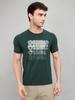 Men Regular Fit Green Tshirt