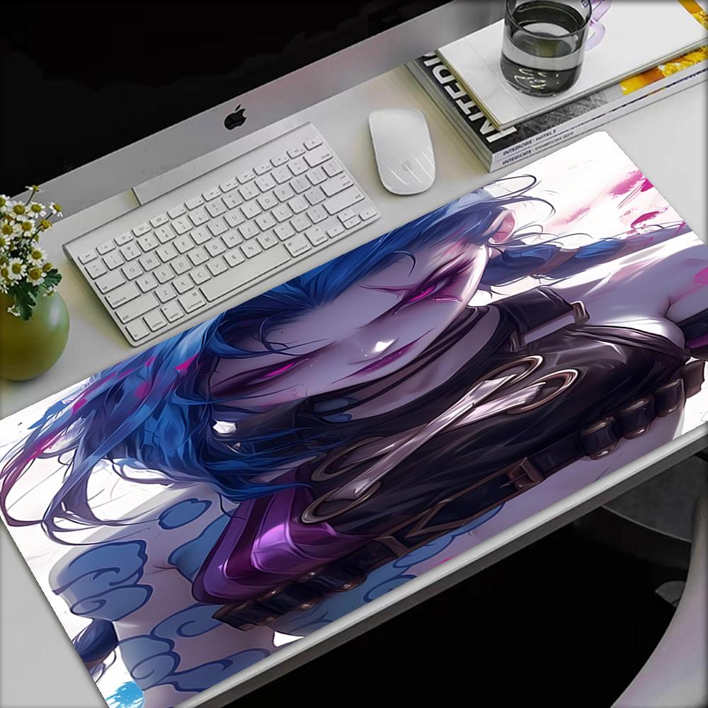 Jinx Theme Mouse Pad, Non Slip Rubber Base, Multifunctional Office & Home Decor, Perfect for Workspace Personalization.