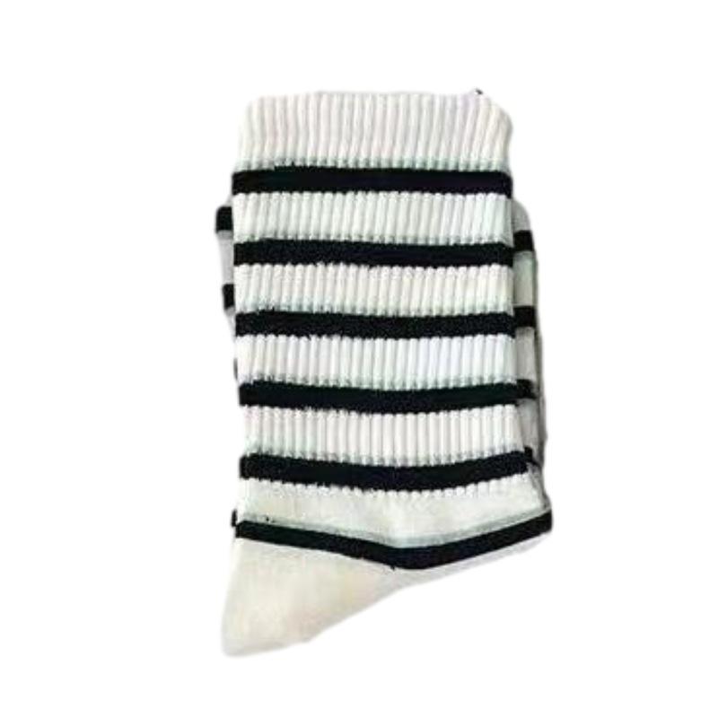 Women's Mid-calf Trendy, Versatile and Good-looking Long Calf Socks for Winter and Autumn Student Sports