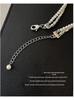 Double Layer Shredded Silver Pearl Necklace - Elegant Women's Clavicle Chain, Versatile Fashion Accessory, French Retro Style