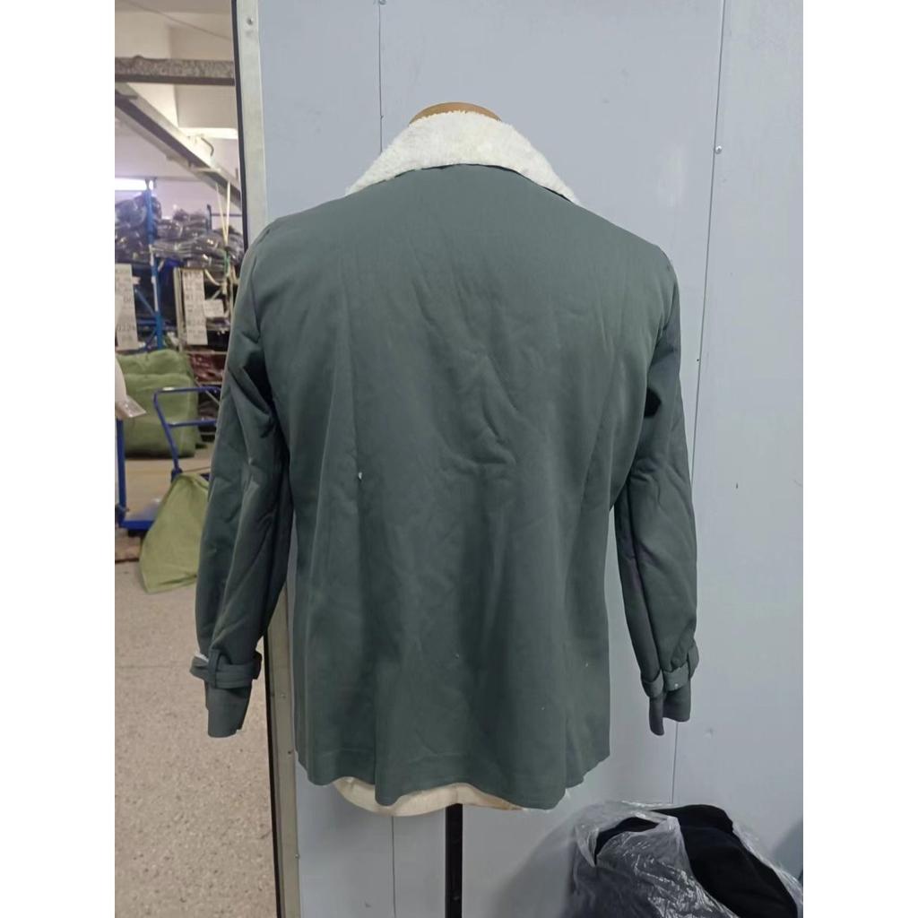 9 Farben Plus Size Damen Langarm-Revers-Fleece-warmer Baumwollmantel