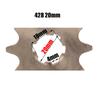 Front Engine 428# 10T 11T 12T 13T 14T 15T 16T 17T 18T 19T Teeth 20mm Chain Sprocket With Retainer Plate Locker For KAYO BSE SSR