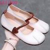 Fashion Women Flats Spring Genuine Leather Comfort Ladies Mary Janes Shoes Footwear Fashion Female Footwear Zapatos De Mujer Plus Size