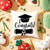 Graduation Season Motivational Slogan Cushion Cover Plush Fabric Soft Double-Sided Printed Sofa Home Child Gift Pillow Case