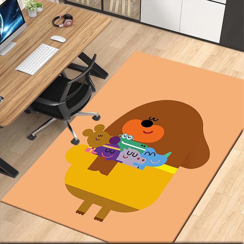 Hey Duggee Printed Carpet, for Office Chair Living Room Bedroom Kitchen Room Decor Gifts.