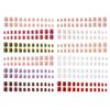 288pcs Short False Nails Round Nail Tips Detachable Fake Nails  for DIY