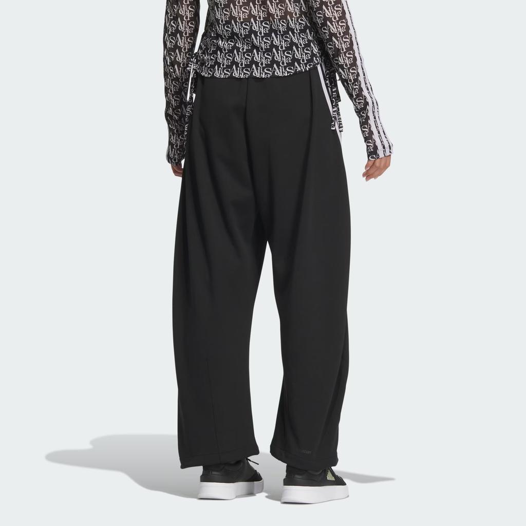 New Adidas Dance Interlock Joggers Knitted Sweatpants Women's Black JI9777