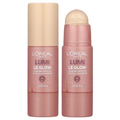 L'Oréal, Lumi, Le Glow, Highlighter Stick, 630 Glowy Crème Chic, 6,5g (0,22 Unzen)