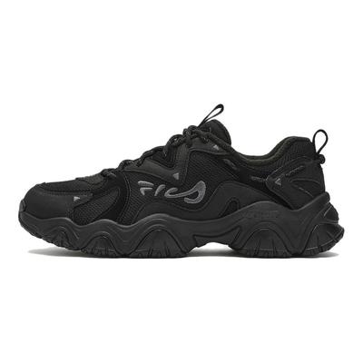 Fluid 4 Huella de Gato 4.0 Tela Cuero Sintético Forro Polar Simple Versátil Cómodo Zapatillas Bajas para Papá Hombre zapatilla Negro F12M342133FBK