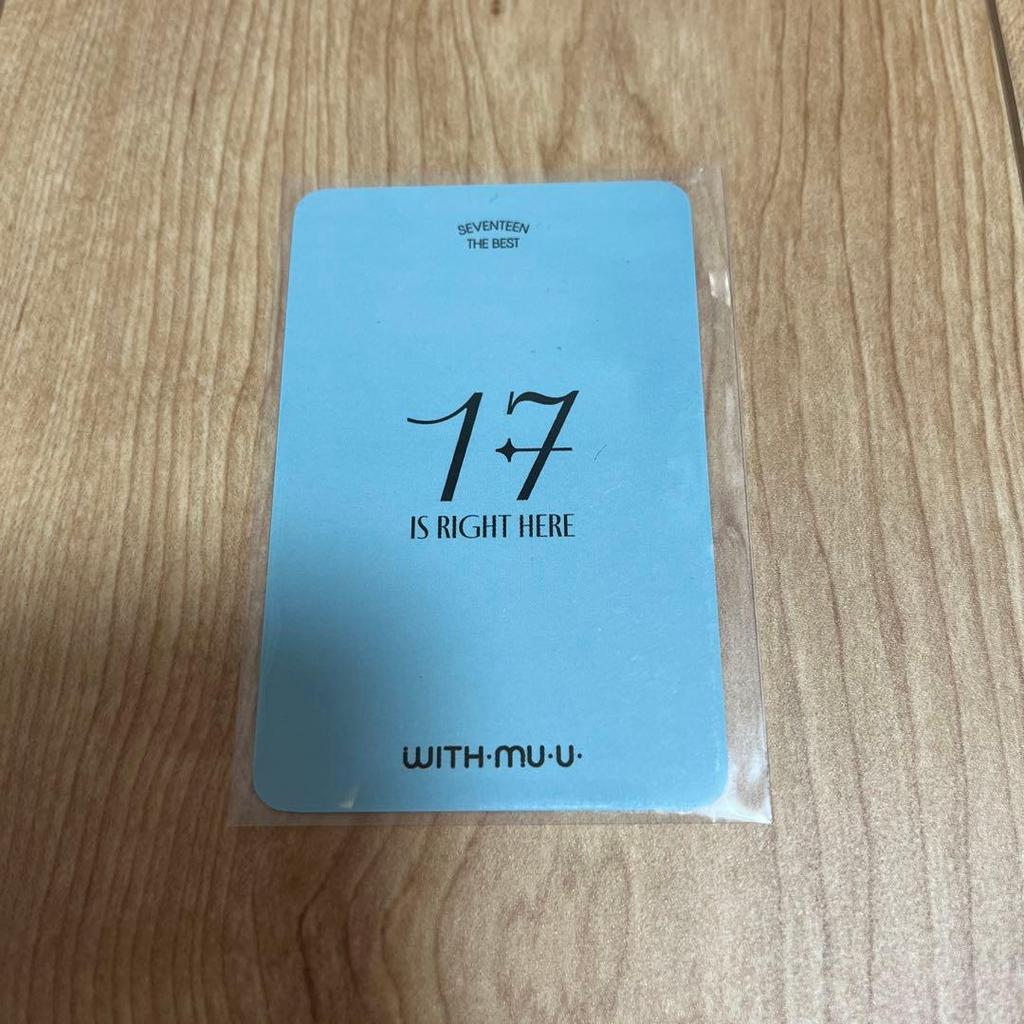 [USED] SEVENTEEN Minghao withmuu Lucky Draw Photocard Maestro