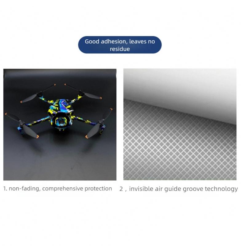 Thin Protective Skin Film Full Coverage AntiScratch Protections for MINI 5 Drones Body Customizable Designs