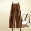 Stylish High-Waisted Wide-Leg Pants 2026: Women's Slimming Casual Spring/Autumn Pants