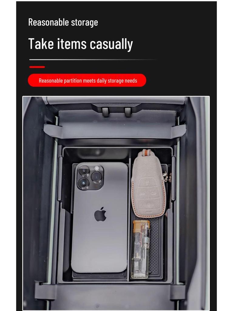 Anti-slip Interior Storage Box for BJ40 Armrest and Center Console