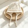 Plush Winter Knitted Hat Anti-cold Warm Beanie Hat Fashion Ear Protection Hat  Women