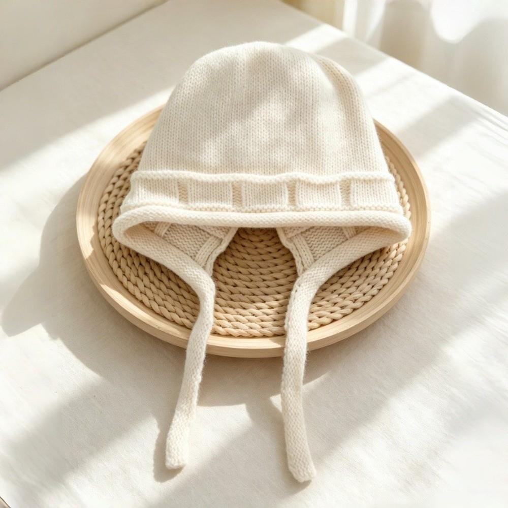 Plush Winter Knitted Hat Anti-cold Warm Beanie Hat Fashion Ear Protection Hat Women