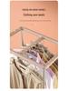 Multifunctional Portable Clothes Dryer & Ironing Machine with Foldable Rack and High-Temperature Sterilization