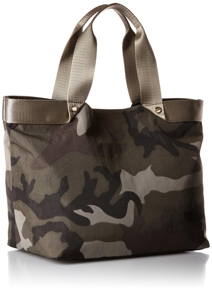 Tape Handle Camouflage Pattern Plain Tote Bag A4 Size for Commuting To Work or School Web Exclusive 1613111084 [Cuko]