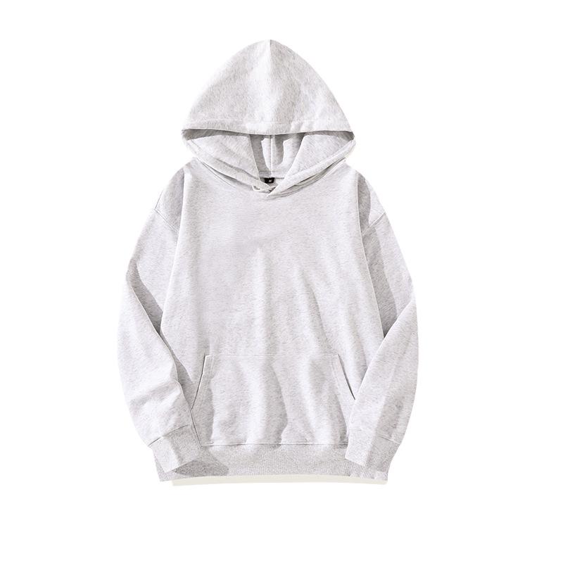 Unisex American Style Heavyweight Cotton Hoodie - Autumn/Winter, Plus Size