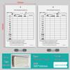 Reusable Facility Equipment Inspection Card, Double-Sided for Maintenance & Patrol Logging
