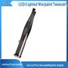 Lighted Stainless Steel Eyebrow Tweezers & Trimmer – Luminous Arrow Beauty Tool